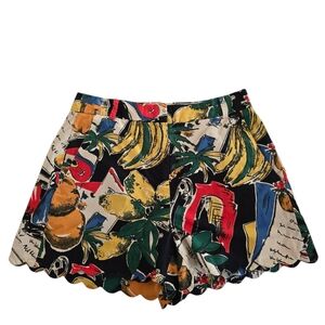 Banana Republic High Waist Colorful Print Shorts